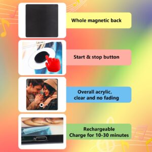 Custom Fridge Magnet Music Album Fridge Sticker Spotify Plaque Magnet Player with Photo Song Christmas Valentine's Day Personalized Gifts for Couples Music Lovers(Style04) - Image 4