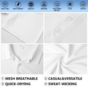Custom Polo Shirts for Men Women Design Your Own Logo Customize Golf Shirt Gifts Workwear Personalized Business Shirts Short Sleeve, S-5XL - Image 4
