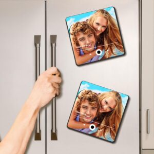 Custom Music Fridge Magnet with Photo, Song & Album Cover Personalized Music Refrigerator Magnet Christmas Valentine's Day Personalized Gifts for Couples (Style 04) - Image 3