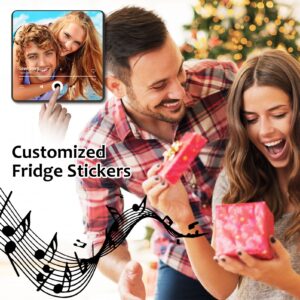 Custom Music Fridge Magnet with Photo, Song & Album Cover Personalized Music Refrigerator Magnet Christmas Valentine's Day Personalized Gifts for Couples (Style 04) - Image 4
