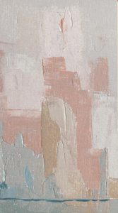Original Small Abstract Painting in Handcrafted Wood Frame, One Of a Kind Oil Painting on Canvas Board, Modern And Contemporary Wall Art - Image 3
