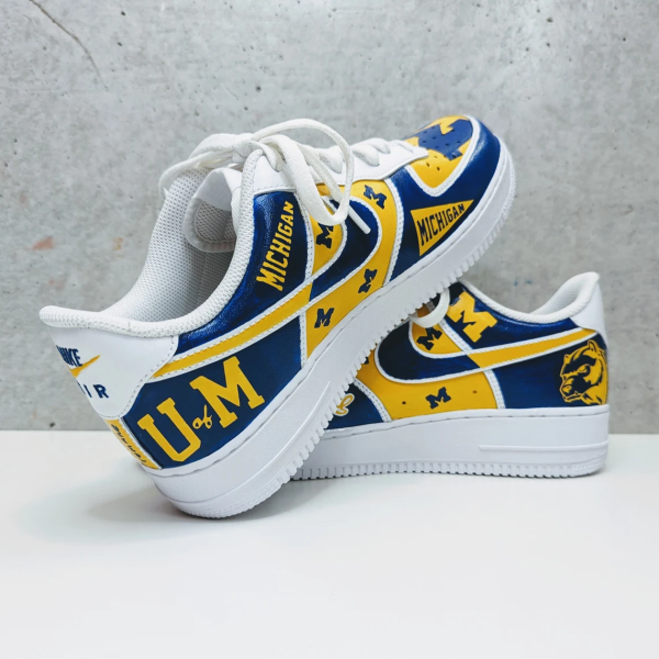 Custom NCAA College AF1 Painted Air Force 1 Sneakers