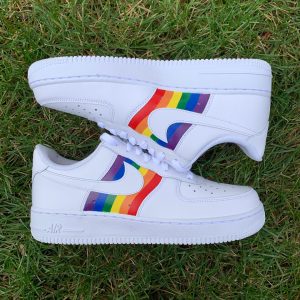 Rainbow Pride Custom Air Force 1s - Image 3