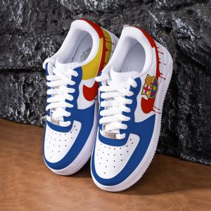 Hand Painted Football Team Sneakers Custom Logo Air Force 1 Personalised Painted Drips AF1 Sneakers Sports Team Shoes Football Fan Gifts - Image 4